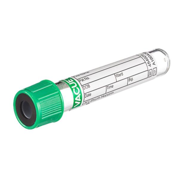 Tube Venous Blood Collection Vacuette 4mL 13x75mm Pt Lthm Hep Green/Black 50/Pk, 24 PK/CA